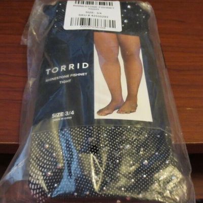 TORRID Rhinestone Fishnet Tights NWT Size 3X 4X New in Package